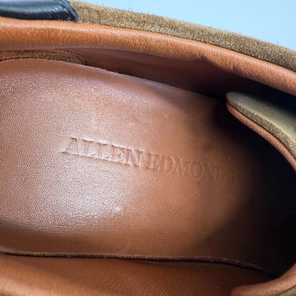 Allen Edmonds Courtside Sneakers Mens 9.5‎ D Brown Casual Low Top Suede Luxe main image 7